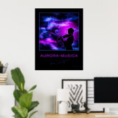 Aurora Musica Violinist Poster (Thuiskantoor)