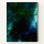 Aurora nachtelijke hemel noten notitieboek (Achterkant)