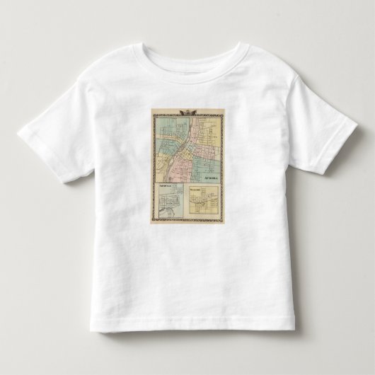 Aurora, Naperville en Wheaton Kinder Shirts (Voorkant)