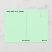 Aurora Night Sky in Finland Briefkaart (Achterkant)