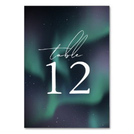 Aurora Noorderlicht bruiloft Kaart