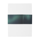 Aurora Noorderlicht Bruiloft Uitnodigingen Wikkel (Achterkant Voorbeeld)