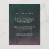 Aurora | Noorderlicht Trouwbezoekers Details Informatiekaartje (Voorkant)