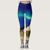 Aurora Northern Light Kangerlussuaq Groenland Leggings (Voorkant)