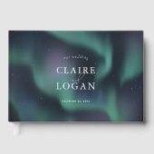 Aurora Northern Lights Wedding Gastenboek (Voorkant)
