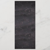 Aurora Northern Lights Wedding Menu (Achterkant)