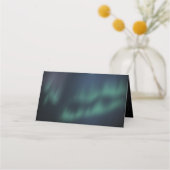 Aurora Northern Lights Wedding Plaatskaartje (Achterkant)