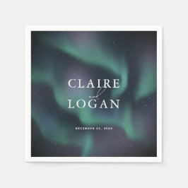 Aurora Northern Lights Wedding Servet