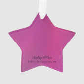 Aurora Northern Southern Lights Ornament (achterkant)