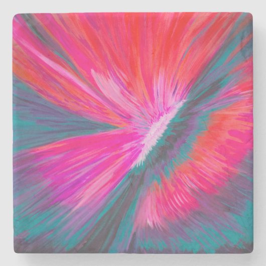 Aurora-Onderzetter Stenen Onderzetter (Voorkant)