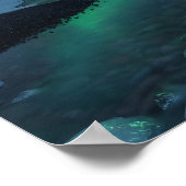 Aurora Over Icelandic Wilderness Poster (Hoek)