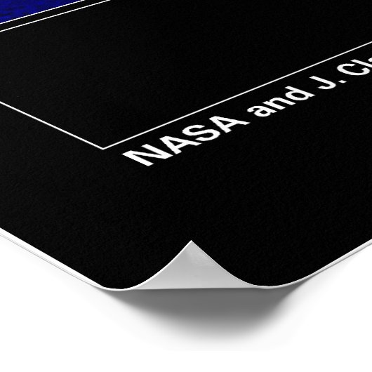 Aurora over Jupiter Hubble Telescope Poster (Hoek)