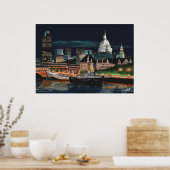 Aurora over Londen Poster (Keuken)