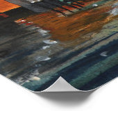 Aurora over Londen Poster (Hoek)