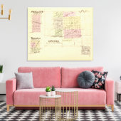 Aurora, Phillips, een Hampton, Nebraska Canvas Afdruk (Insitu (Woonkamer))