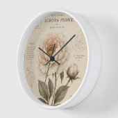 Aurora Pioen Victoriaanse Botanische Museumprint (Hoek)
