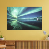 Aurora Reflection Canvas Afdruk (Insitu (Woonkamer))