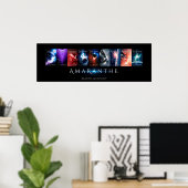 Aurora Rhapsody Cover Collage (36x12) Poster (Thuiskantoor)