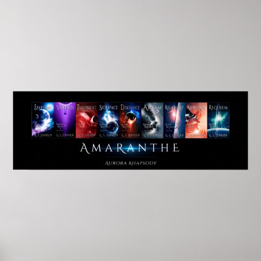 Aurora Rhapsody Cover Collage (36x12) Poster (Voorkant)