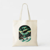 Aurora Ski Avontuur Tote Bag (Achterkant)