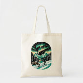 Aurora Ski Avontuur Tote Bag (Voorkant)