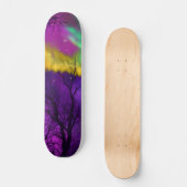 Aurora Skies Skateboard (Voorkant)