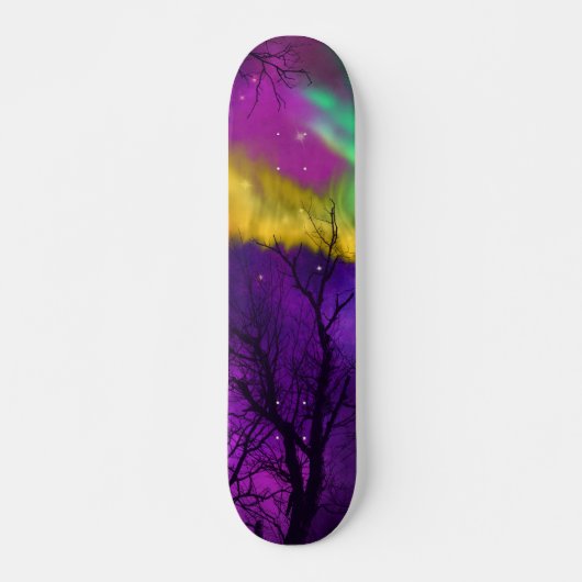 Aurora Skies Skateboard (Voorkant)