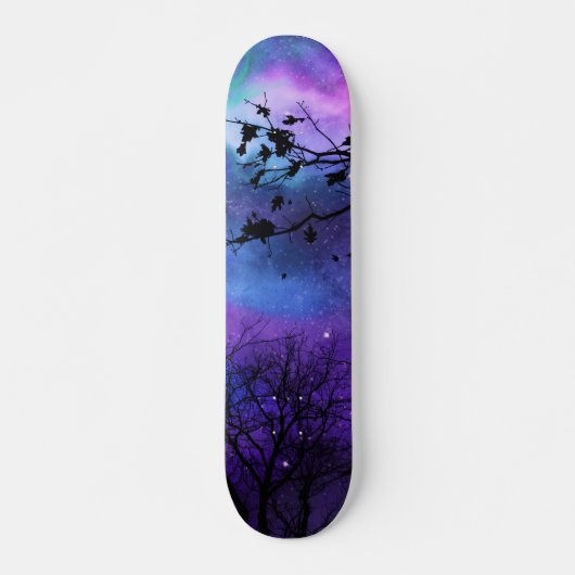 Aurora Skies Skateboard (Voorkant)