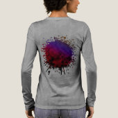 Aurora Sluier Tri-Blend Shirt (Achterkant)