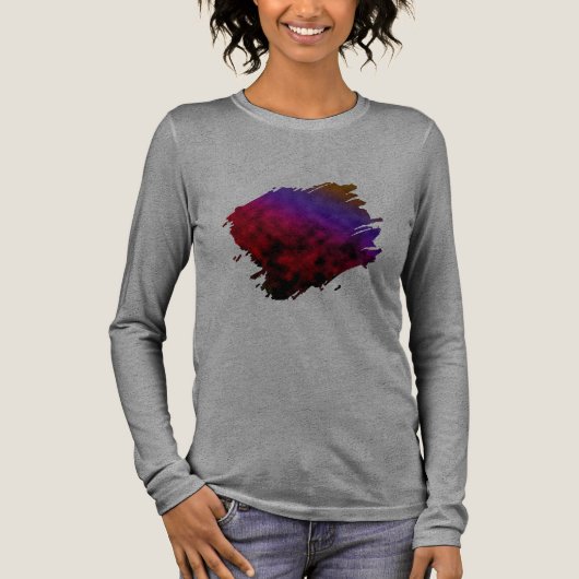 Aurora Sluier Tri-Blend Shirt (Voorkant)
