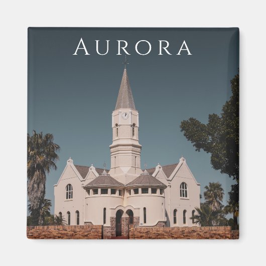 Aurora South Africa SA Architecture Natuur Magnet (Voorkant)