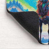 Aurora Stag: Magie in de Nacht Muismat (Hoek)