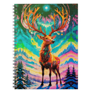 Aurora Stag: Magie in de Nacht Notitieboek