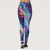 Aurora Stelsel Nevel Droompatroon Leggings (Achterkant)