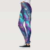 Aurora Stelsel Nevel Droompatroon Leggings (Links)