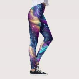 Aurora Stelsel Nevel Droompatroon Leggings