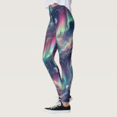 Aurora-sterrenstelsel Hemelse Droomlandschap Leggings (Links)