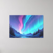 Aurora Tide – Premium 60"x40" Fluid Art Canvas (Voorkant)