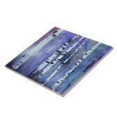 Aurora tussen de berken tegeltje (Zijkant)