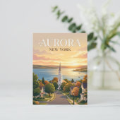 Aurora USA Briefkaart (Staand voorkant)