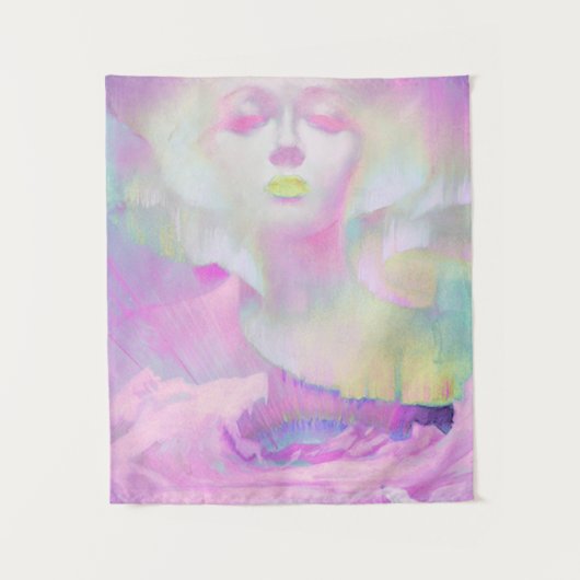 Aurora van Clive Henry roze pastels Wandkleed (Voorkant)