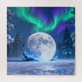 Aurora Volledige Maan Legpuzzel
