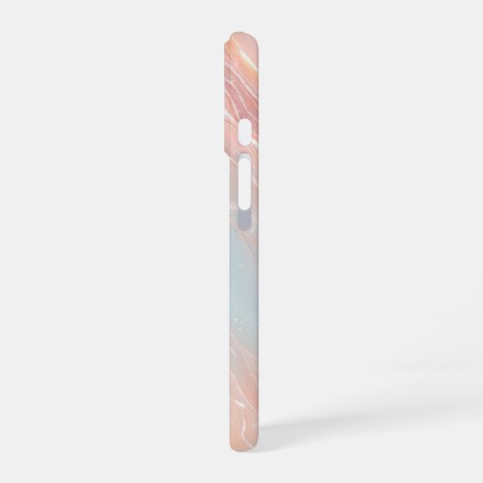 Aurora Wave Pastel Gradient Phone Case iPhone 16 Hoesje (Linkerkant)