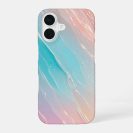 Aurora Wave Pastel Gradient Phone Case iPhone 16 Hoesje