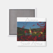 Aurora Westerne Kaapkerk Zuid-Afrika SA. Magneet (Voorkant / Achterkant)