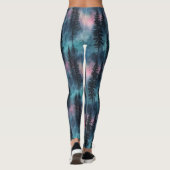 Aurora Wilderness-patroon Leggings (Achterkant)