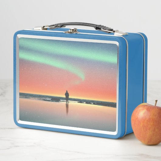 Aurora Zee Man Sunrise Light Aurora Borealis (In situ)