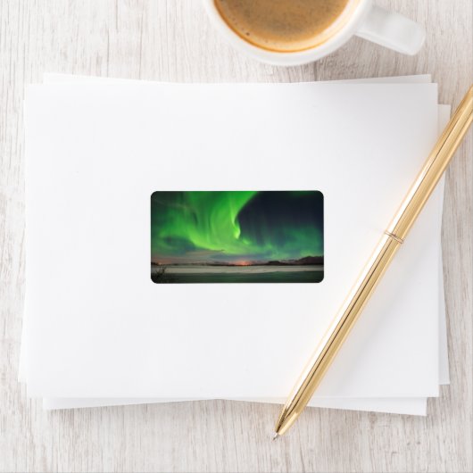 Aurora zogen etiket (Insitu)