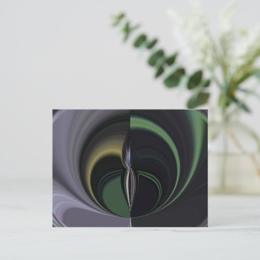 Aurora's Embrace: kosmische caleidoscoop Briefkaart (Staand voorkant)