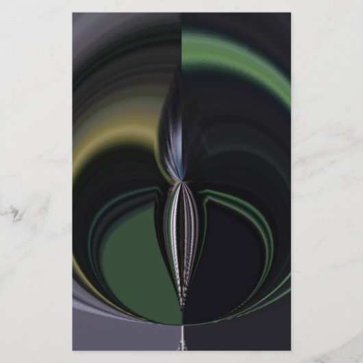 Aurora's Embrace: kosmische caleidoscoop Briefpapier (Voorkant)